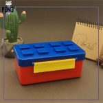 ظرف غذای لگو قرمز