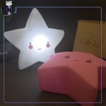 چراغ خواب رومیزی ستاره ای سفید