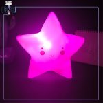 چراغ خواب رومیزی ستاره ای سفید