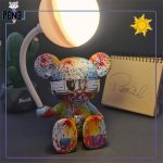 نور آفتابی چراغ مطالعه خرسی رنگی
