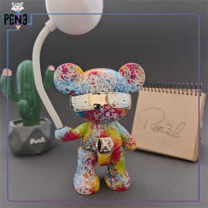 چراغ مطالعه خرسی رنگی پاشی