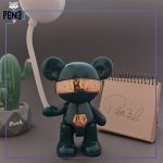 چراغ مطالعه خرسی سبز