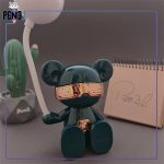 چراغ مطالعه خرسی نشسته سبز