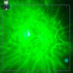 نور سبز چراغ خواب کهکشانی خرگوش فضانورد کیوت