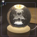 گوی کریستالی دو پرنده عاشق