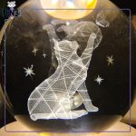 گوی شیشه ای گربه و پروانه