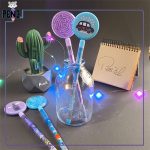 مداد فشنگی بازی دار طرح ماز آبی و بنفش