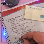 استیک نوت شفاف مستطیلی سفید