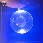 جاکلیدی گوی کریستالی نور هفت رنگ دختر و زحل آبی