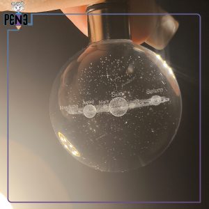 جاکلیدی گوی کریستالی نور هفت رنگ منظومه شمسی