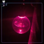 جاکلیدی گوی کریستالی نور هفت رنگ منظومه شمسی قرمز