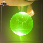 جاکلیدی گوی کریستالی نور هفت رنگ گوزن سبز