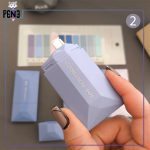 غلط گیر نواری مستطیلی الماسی طیف آبی