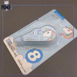 غلط گیر نواری 8 متری اسب تک شاخ یونیکورن پاستیلی آبی