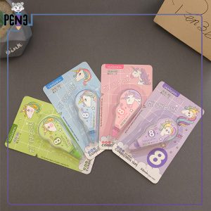 غلط گیر نواری 8 متری اسب تک شاخ یونیکورن پاستیلی