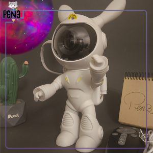 اسپیکر و چراغ خواب کهکشانی خرگوش فضانورد