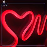 استند نئون فلکسی عاشقانه Love لاو