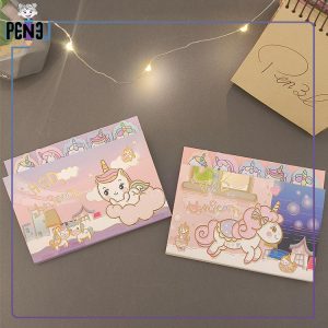 دفترچه استیکی نوت یونیکورن اسب تک شاخ