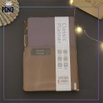 دفتر پلنر کلاسیک ایمان قهوه ای