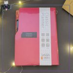 پلنرکلاسیک ایمان صورتی جلد چرمی