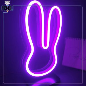 استند نئون فلکسی خرگوش بنفش