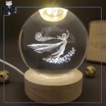 گوی کریستالی فروزن السا قطر 8 سانتیمتر