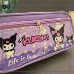 جامدادی کورومی بنفش و صورتی