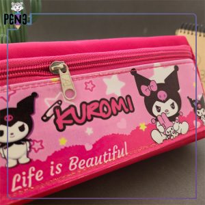 جامدادی کورومی بنفش و صورتی