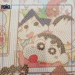 نقاشی الماسی بوم دار بزرگ کرایون شین چان