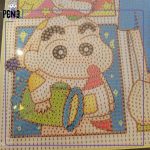 نقاشی الماسی بوم دار بزرگ کرایون شین چان