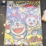 نقاشی الماسی بوم دار بزرگ دورائمون