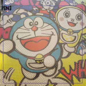 نقاشی الماسی بوم دار بزرگ دورامون