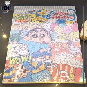 نقاشی الماسی بوم دار بزرگ کرایون شین چان