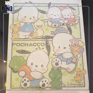 نقاشی الماسی بوم دار بزرگ پوچاکو