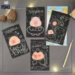 نقاشی خراشیدنی اسکراچ کاپی بارا پک 4 تایی