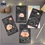 نقاشی خراشیدنی اسکراچ کاپی بارا پک 4 تایی