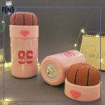 مینی فلاسک توپ بسکتبال رنگی صورتی