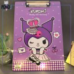 تخته شاسی فانتزی کرومی بنفش سایز A4