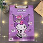 تخته شاسی فانتزی کرومی بنفش سایز A4