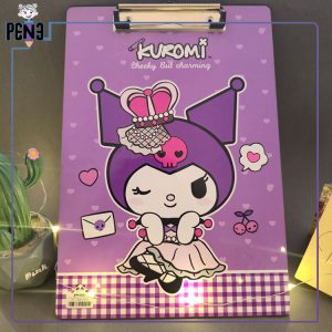 تخته شاسی فانتزی کرومی بنفش سایز A4