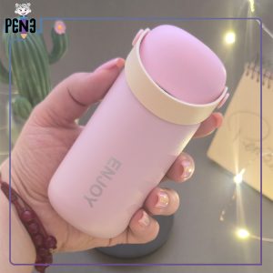 تراول ماگ پاستلی کوچک برند انجوی Enjoy صورتی