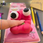 جامدادی کتابی نوستالژی چشم وزغی صورتی