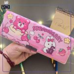 جامدادی کتابی نوستالژی چشم وزغی صورتی