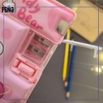 جامدادی کتابی نوستالژی چشم وزغی صورتی