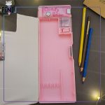 جامدادی کتابی نوستالژی چشم وزغی صورتی