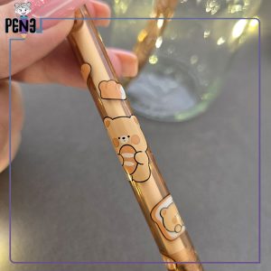 خودکار پاک کن دار فانتزی خرس تدی سری هفت رنگ