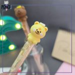 خودکار فانتزی پاک کن دار خرسی زرد