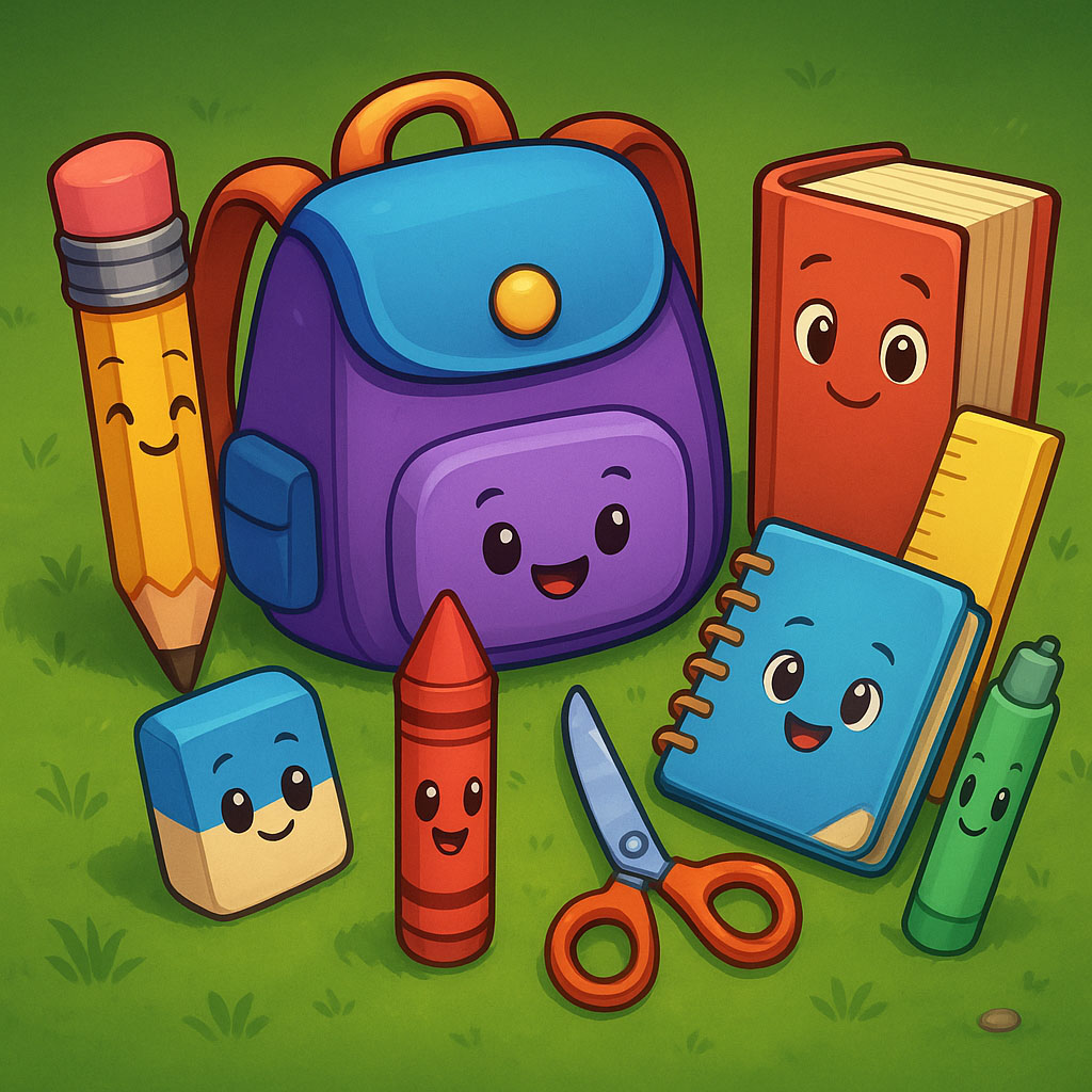 لوازم تحریر مورد نیاز مدرسه