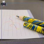 مداد هفت رنگ جادویی آبی