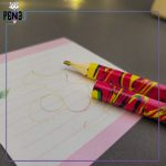 مداد هفت رنگ جادویی صورتی سرخابی